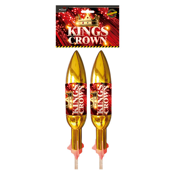 MULTIPACK 2 ROCKETS KINGS CROWN ROCKET 1500MM LONG